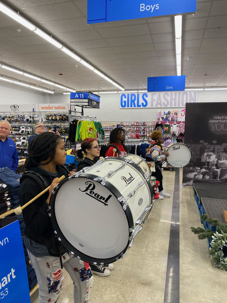 Malden Band playing at WalMart